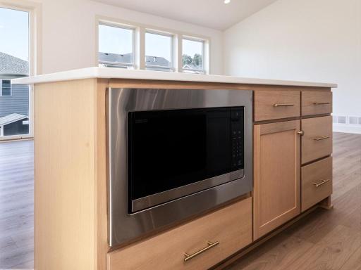 Microwave in Kitchen Island