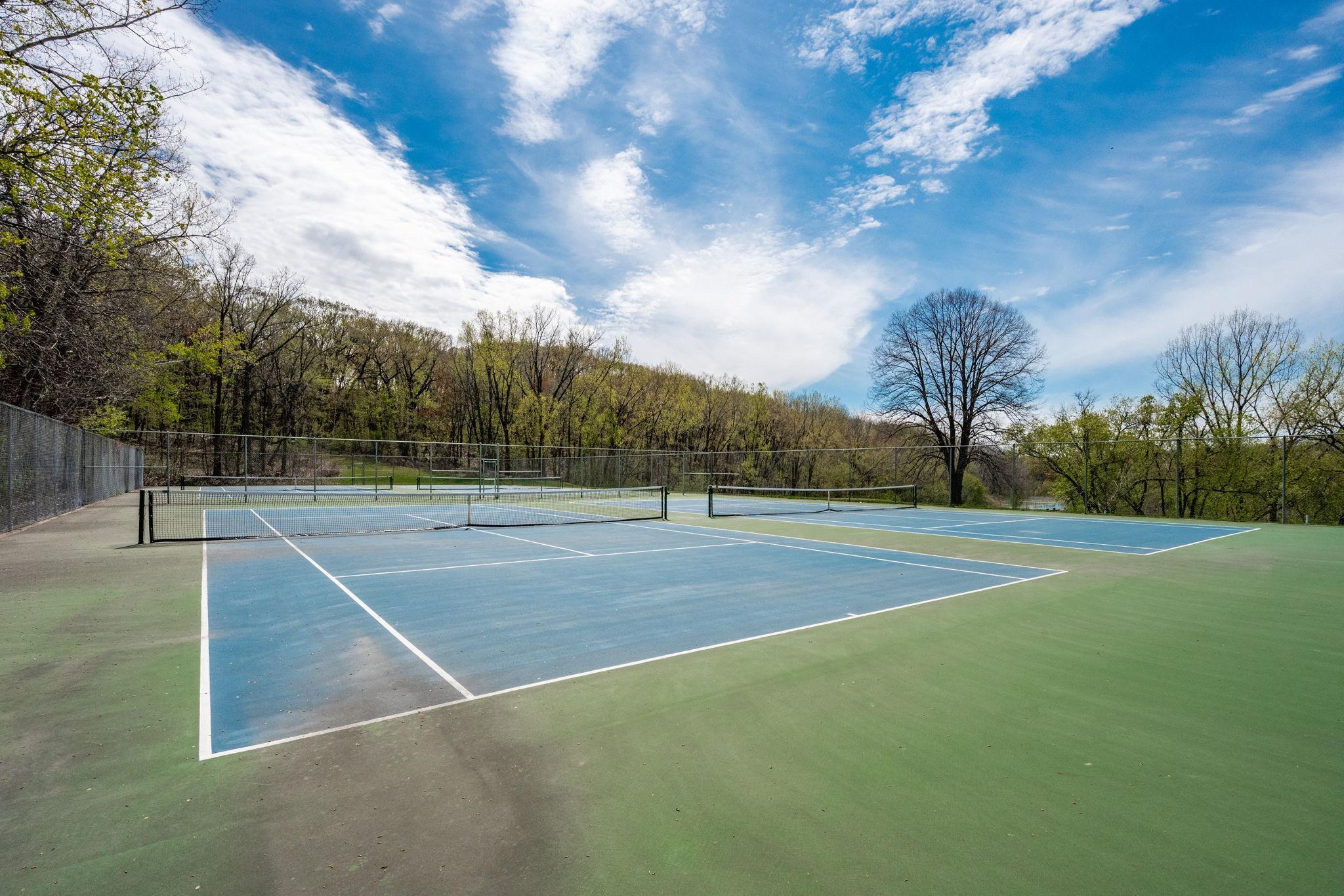 Close-by Pickleball and Tennis Courts provide a fun, social way to stay active close to home.