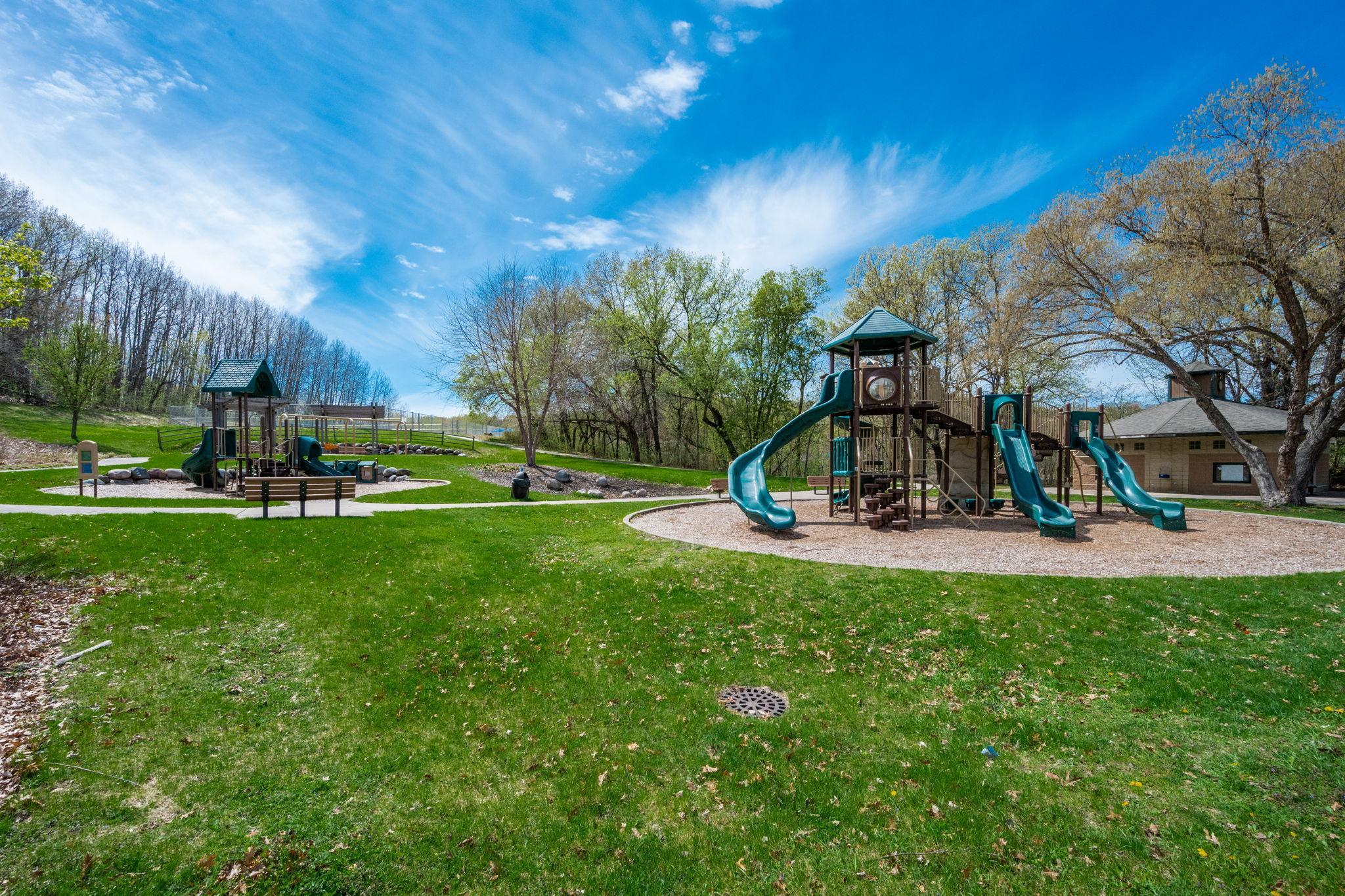 Nearby Park to run and have fun!