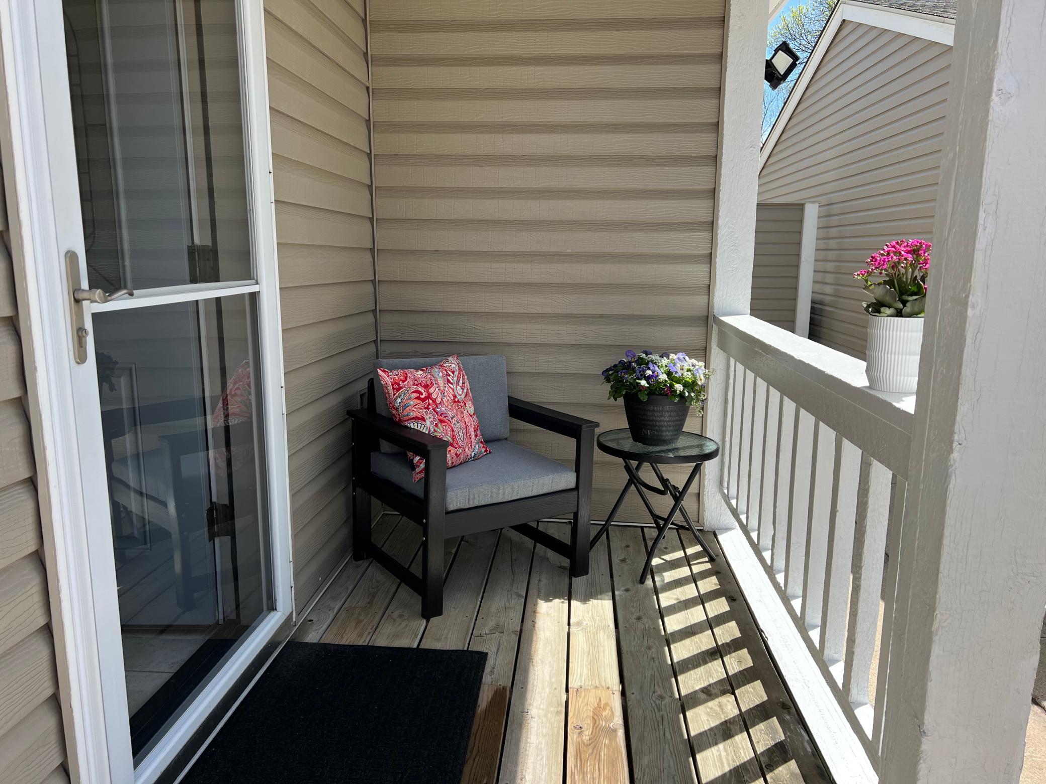 This Inviting Front Porch sets the tone for the home - cozy, welcoming, and well cared for.