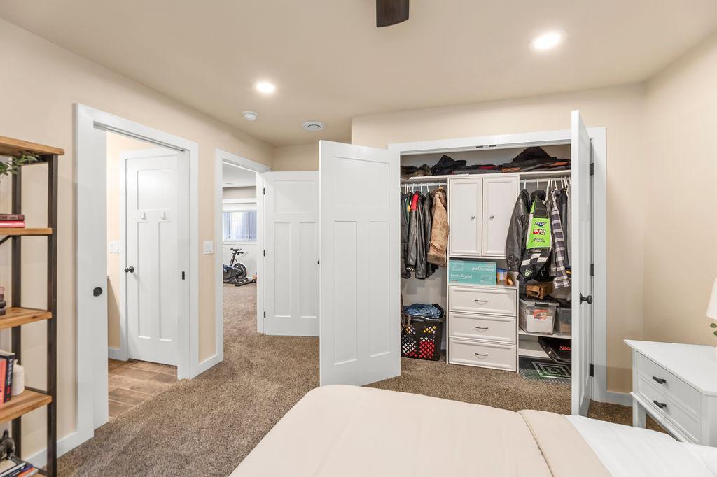 Bedroom 5 has closet system & direct access to downstairs Full Bath