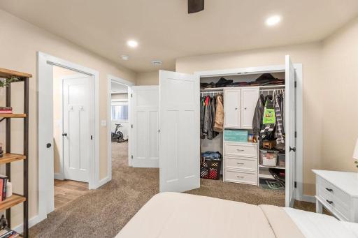Bedroom 5 has closet system & direct access to downstairs Full Bath