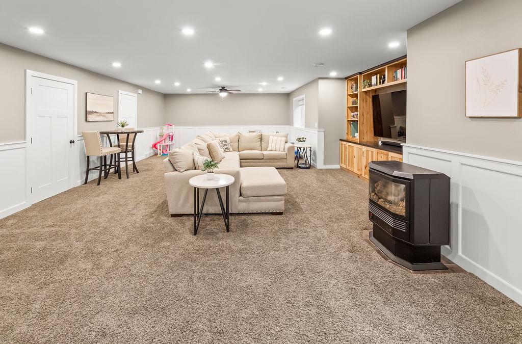 Impressive, spacious Family Room area