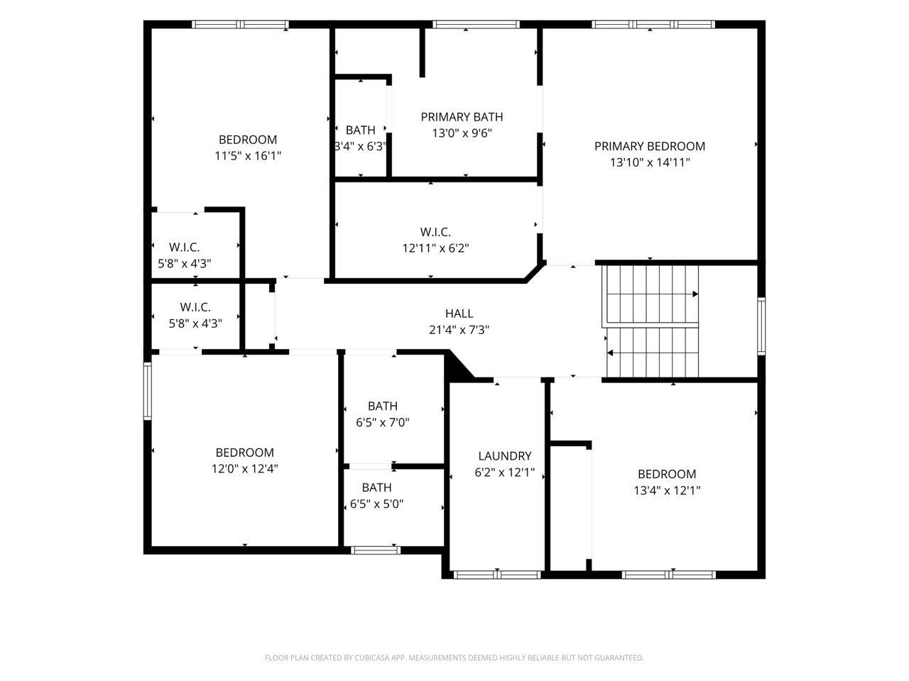 Floor plan, upper level