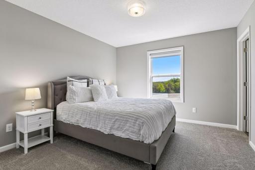 Bedroom two has its own ensuite just off the back of the home