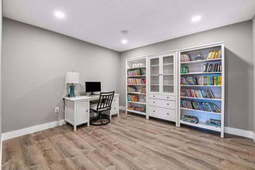 Large lower level office or flex space just off the secondary kitchen
