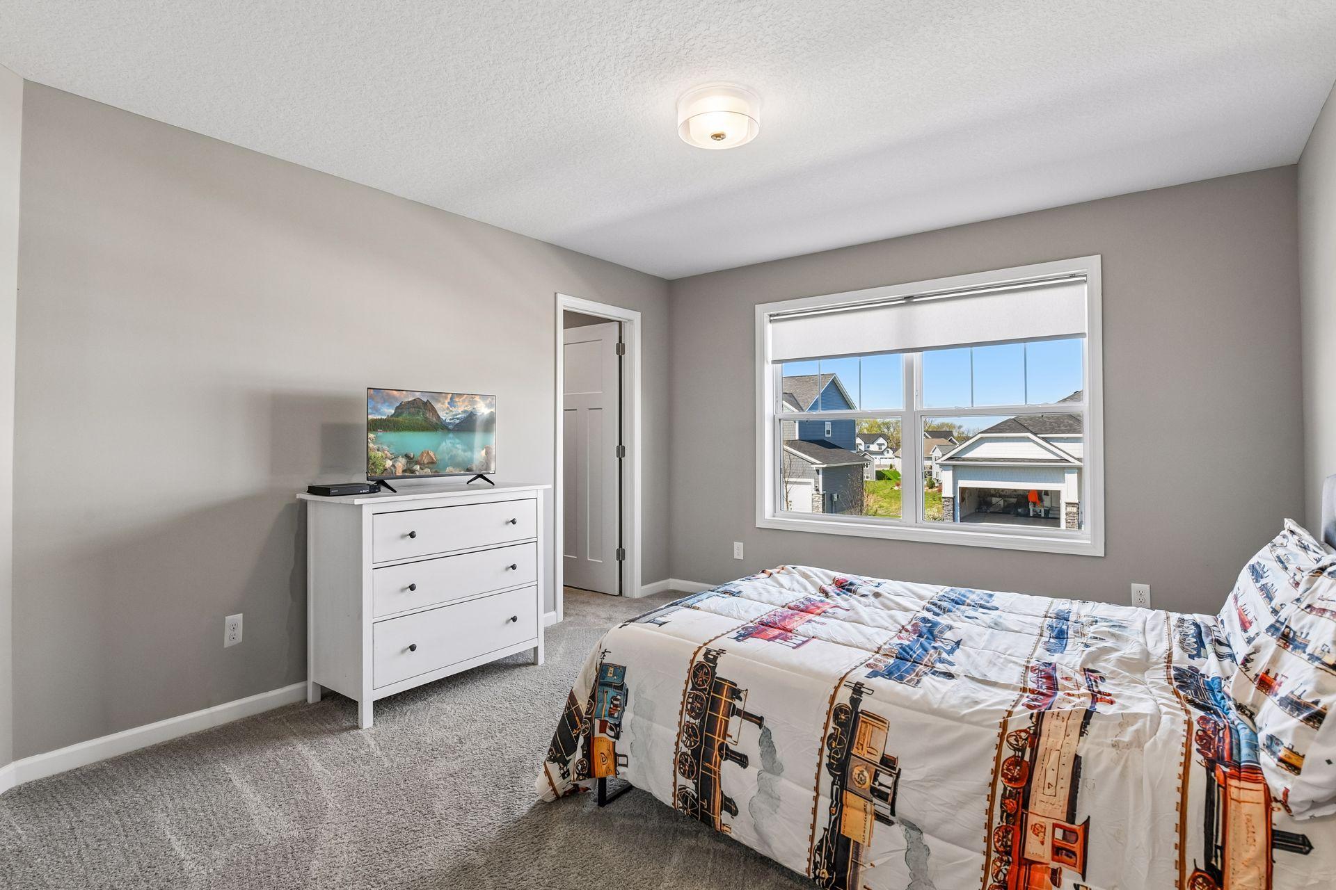 Bedroom four with large walk in closet