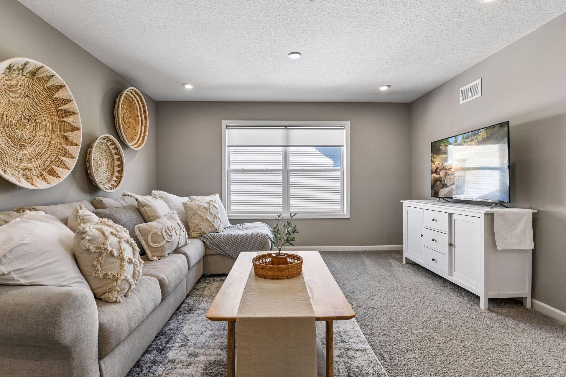 Expansive upstairs loft