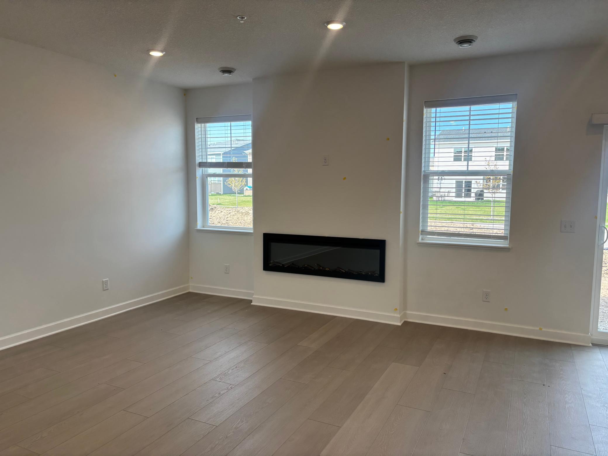 (Photo is of the actual home in progress.)