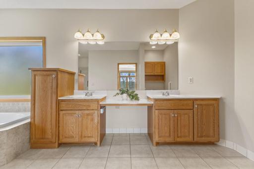Double sink with roll under counter for handicap accessibility