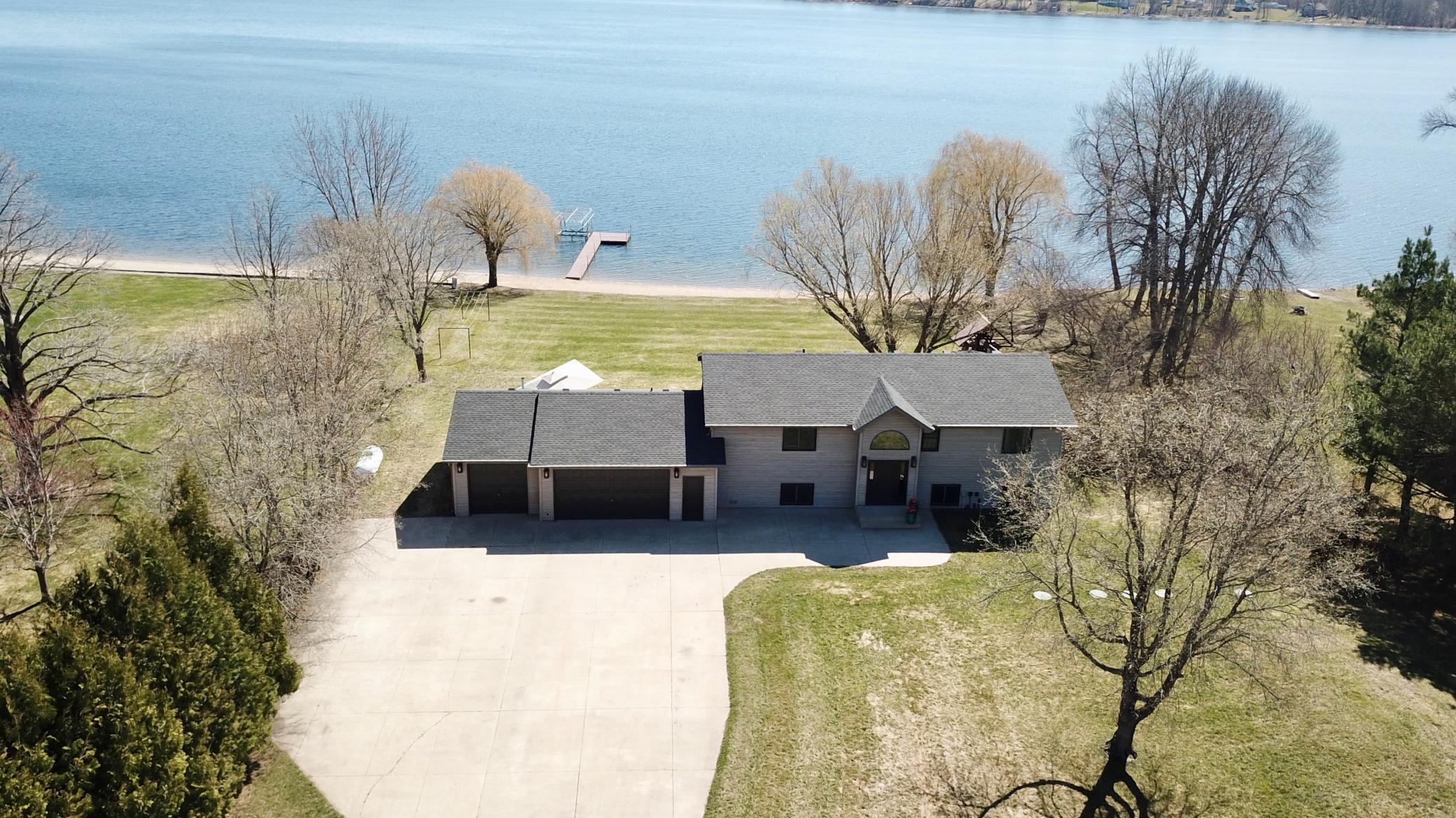 5123 Green Meadow Road SE Osakis, MN 56360 Welcome to the neighborhood! Beautiful 1 acre lot on Smith Lake, 5 bedrooms, 2 bathrooms, 3 car garage. Next to new condition. The sellers have paid attention to the details here!