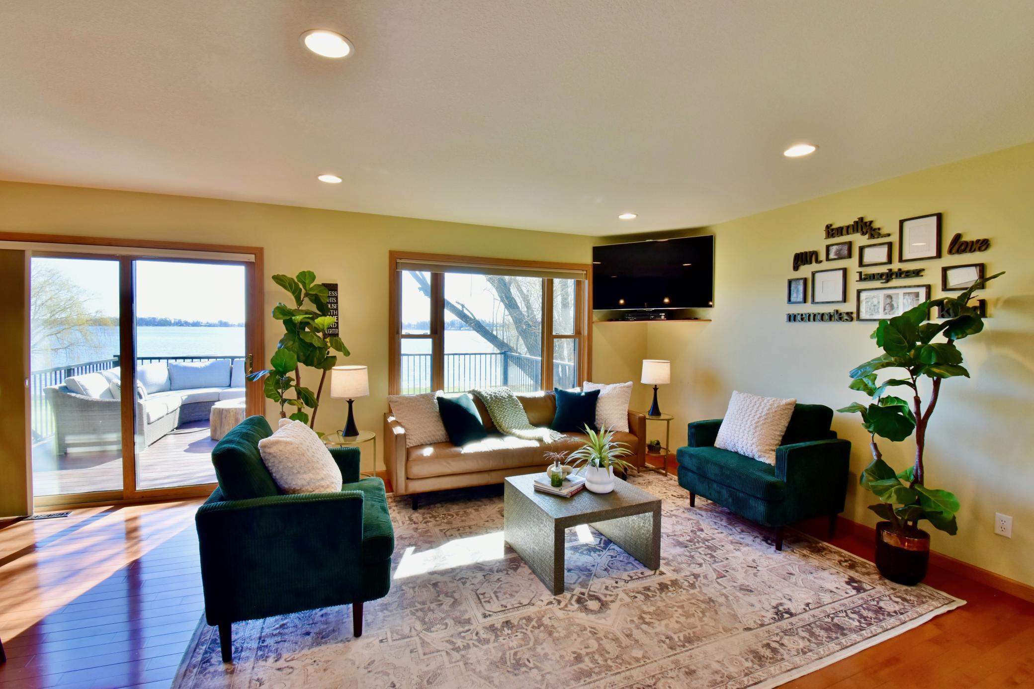 5123 Green Meadow Road SE Osakis, MN 56360 The open concept lends itself nicely to take in the lake views.