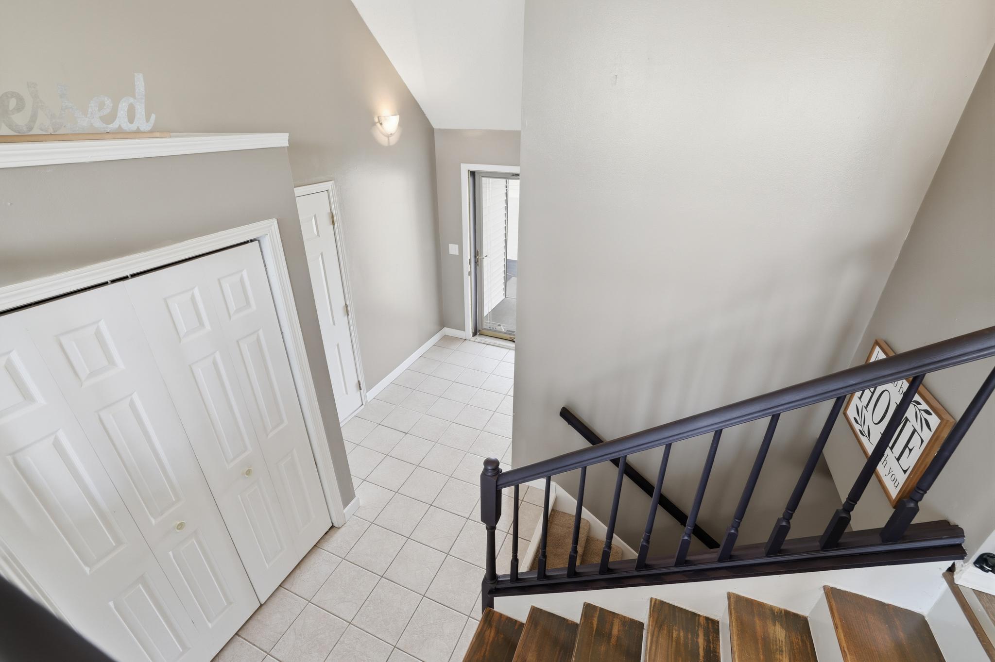 Spacious entry way