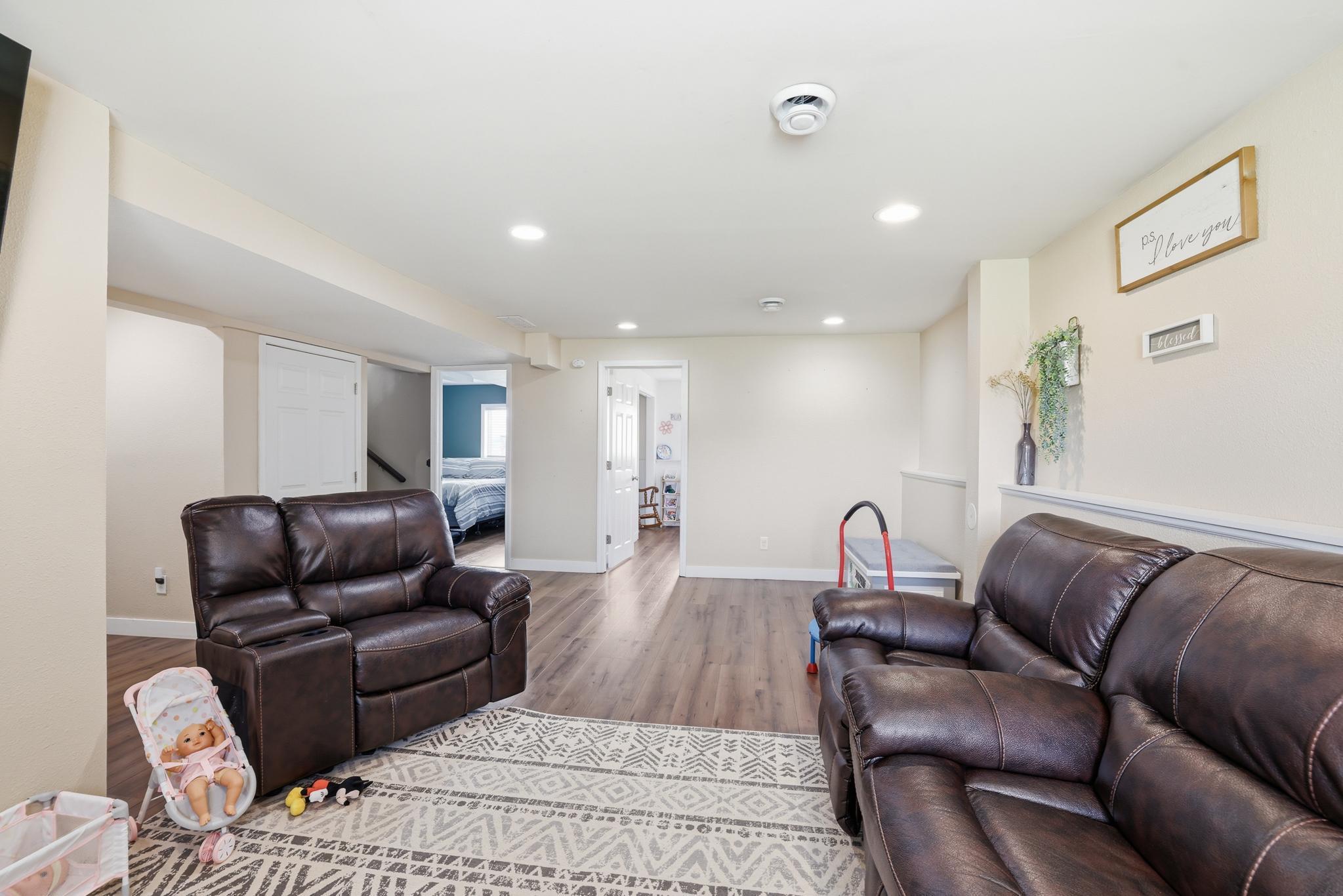 Check out the luxury vinyl plank flooring throughout