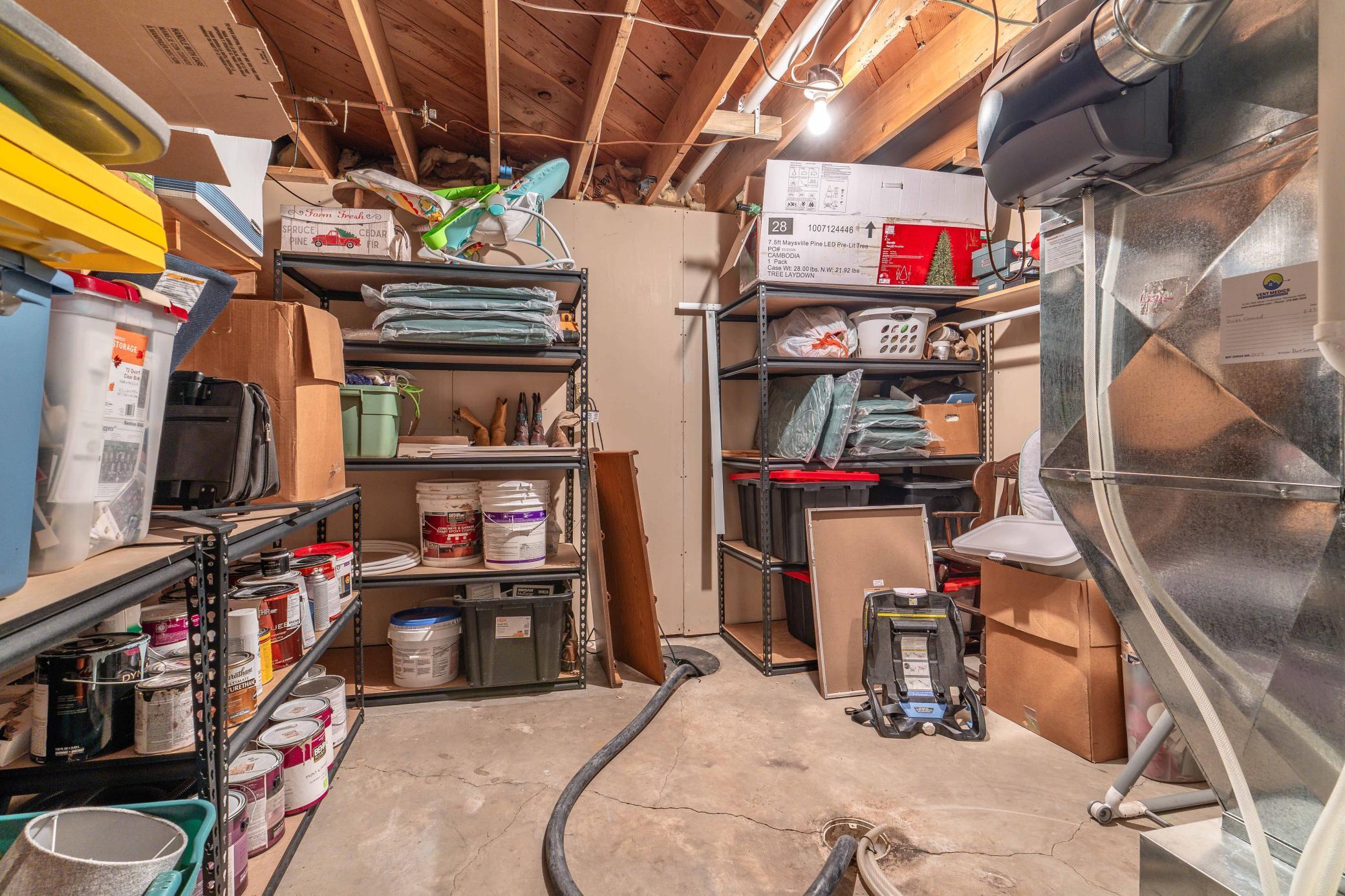Lower Level Storage/Mechanical Room