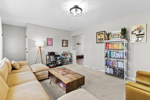 A great view showcasing the size and comfortable layout of the main living space.