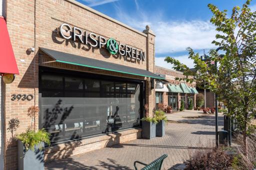 Crisp & Green, a "fast-casual healthy restaurant offering made-from-scratch salads, grain bowls and smoothies."