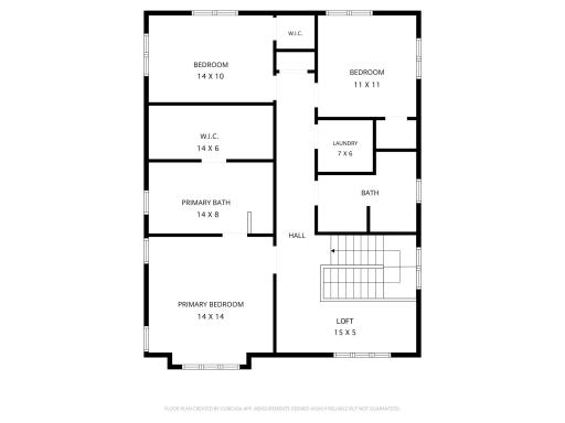 Upper Level Floor Plan for 5217 Chowen Ave S