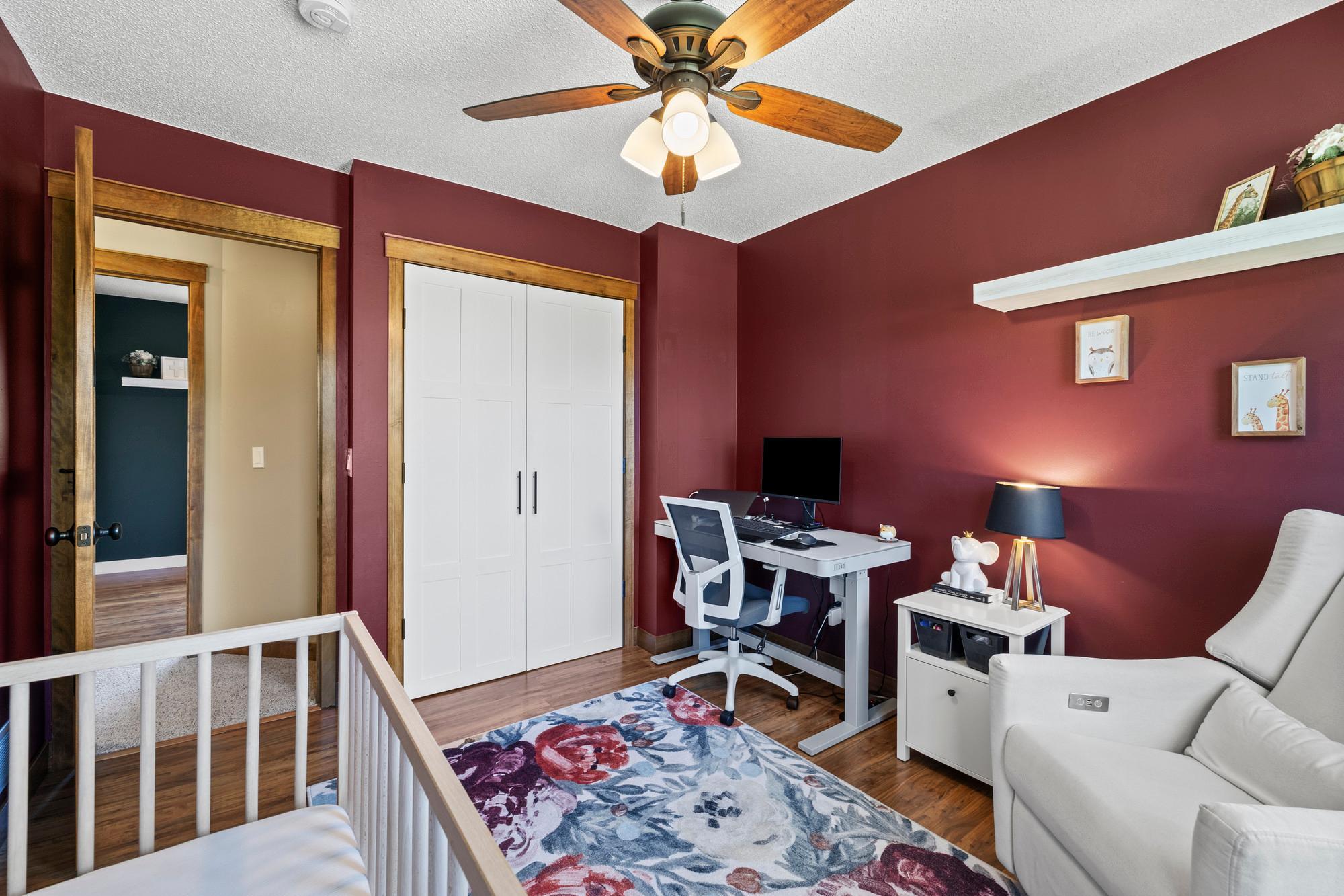 3 bedrooms on the upper level