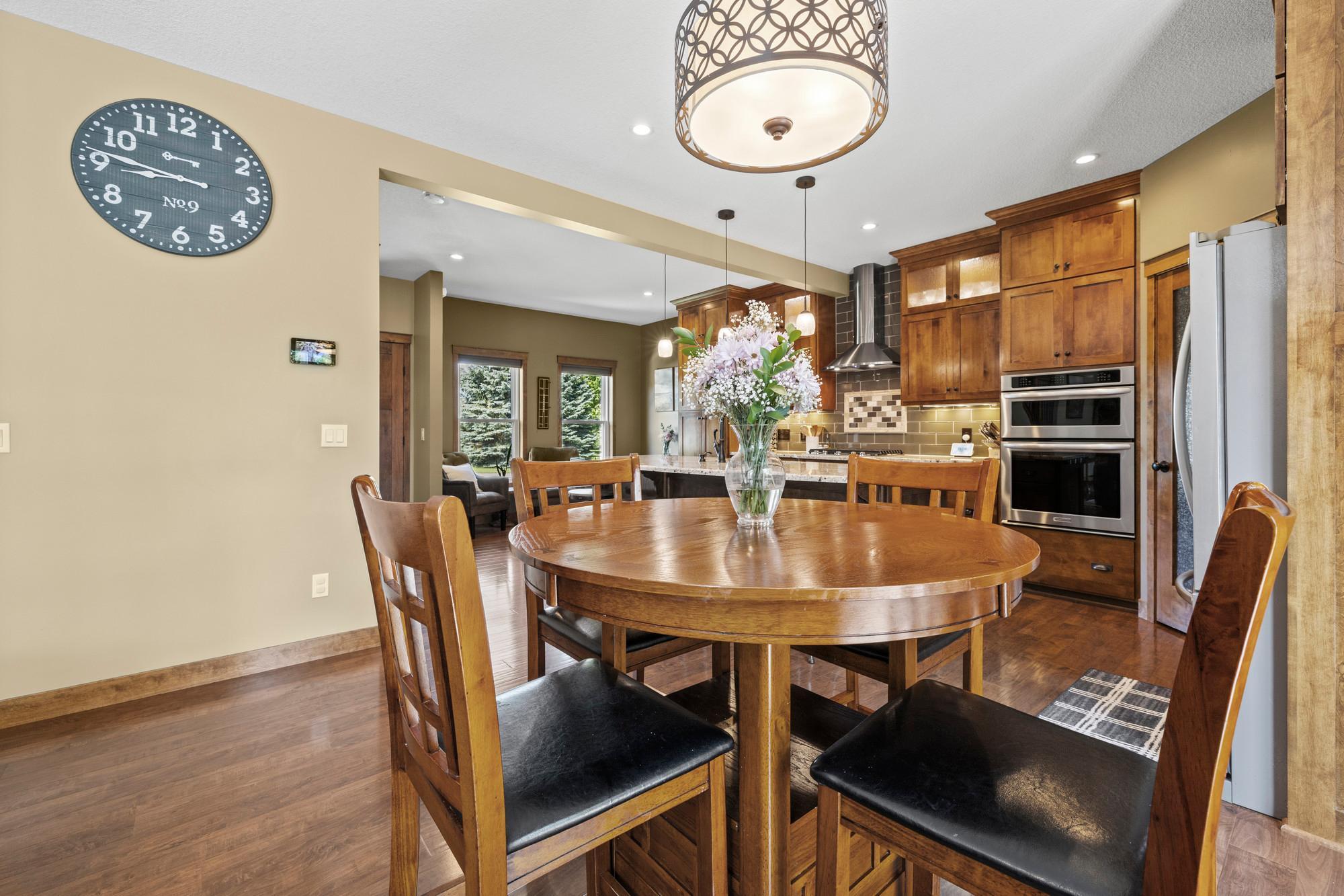 Open dining space