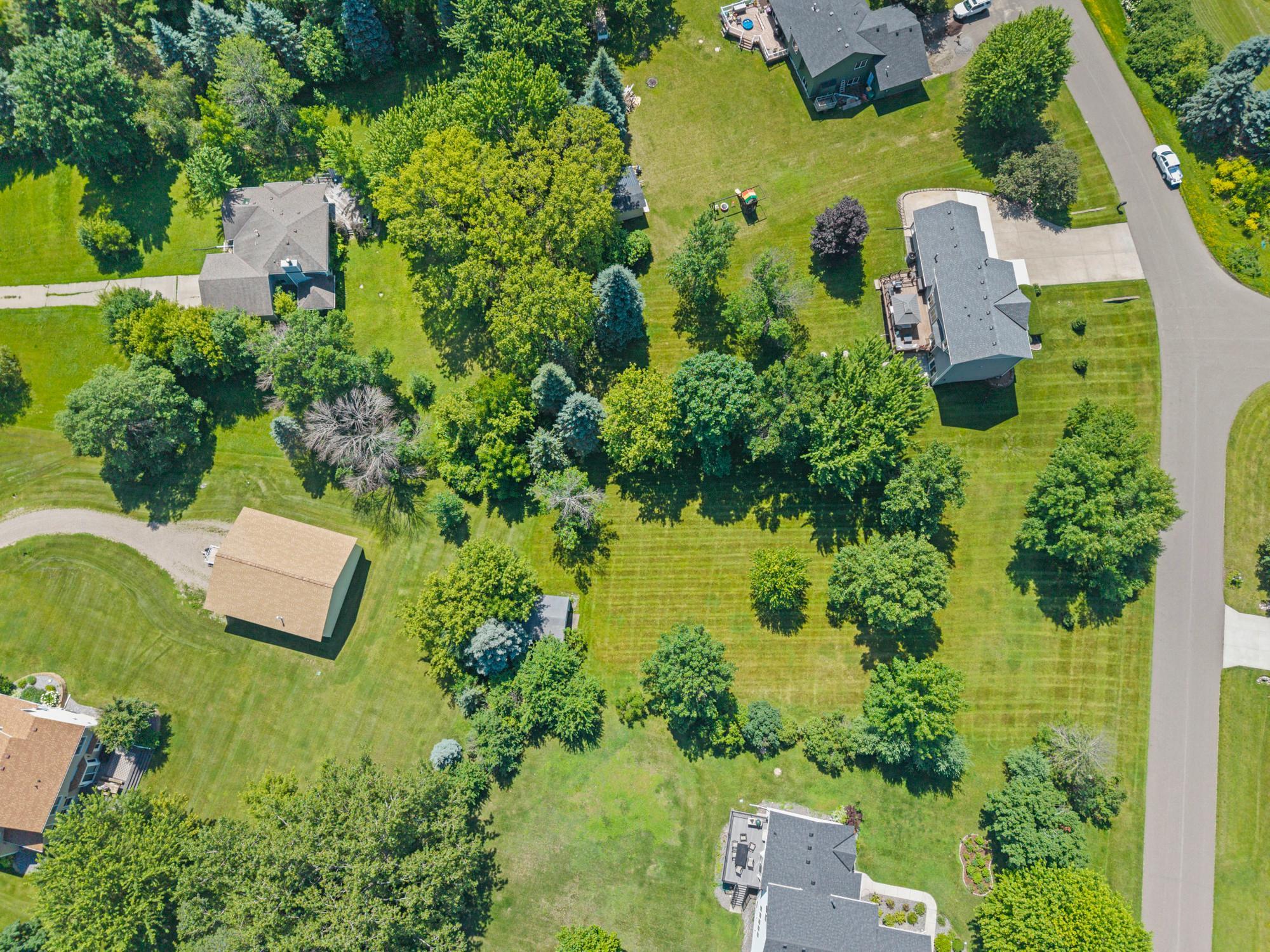 Most lots in the area are about an acre