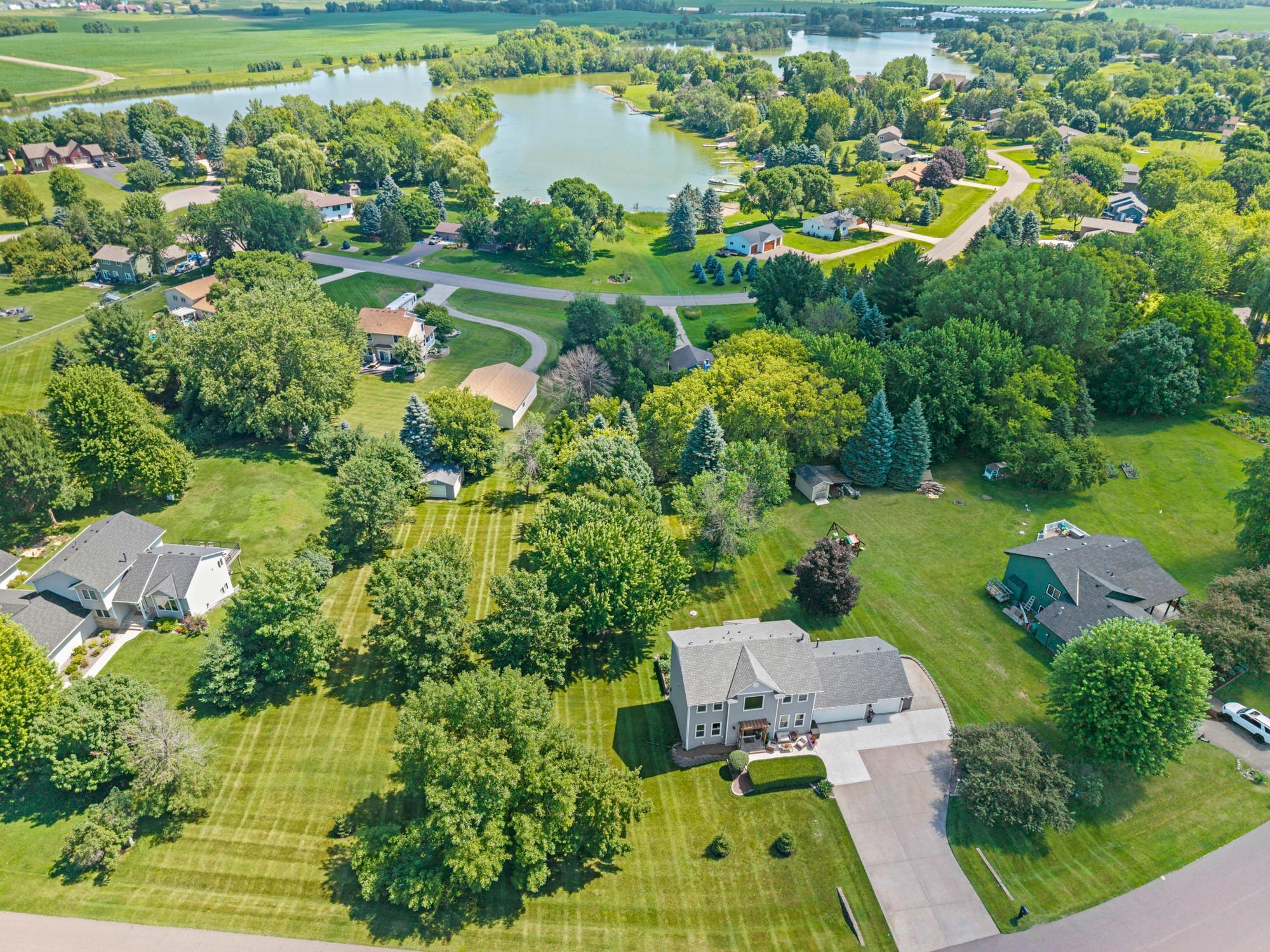 Beebe Lake and city park are a short bike ride away