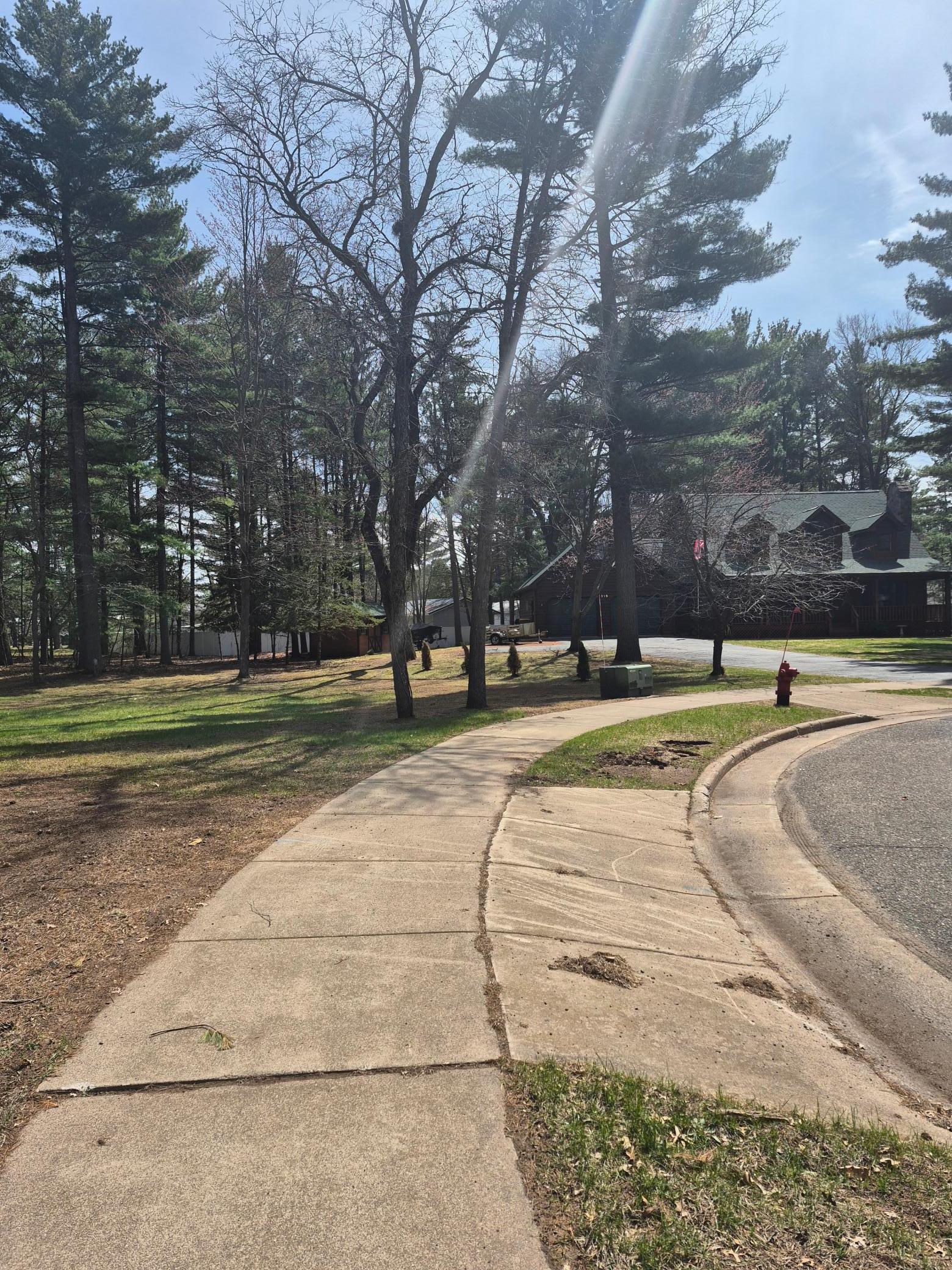 Neighborhood sidewalks