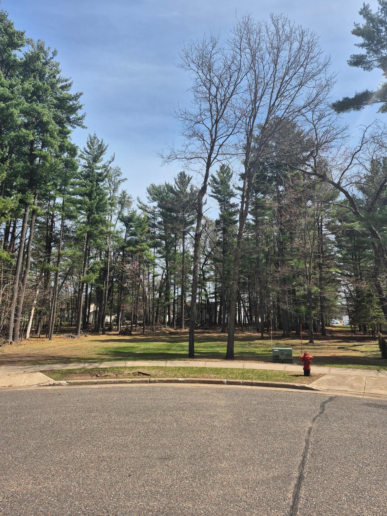 Beautiful lot at the end of the Cul-De-Sac