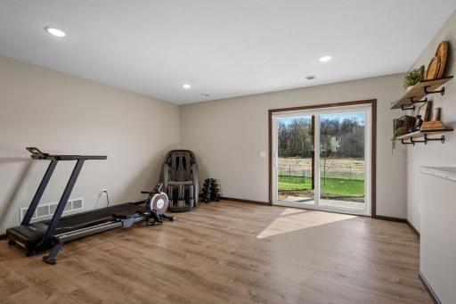 Walk out basement adds abundant natural light