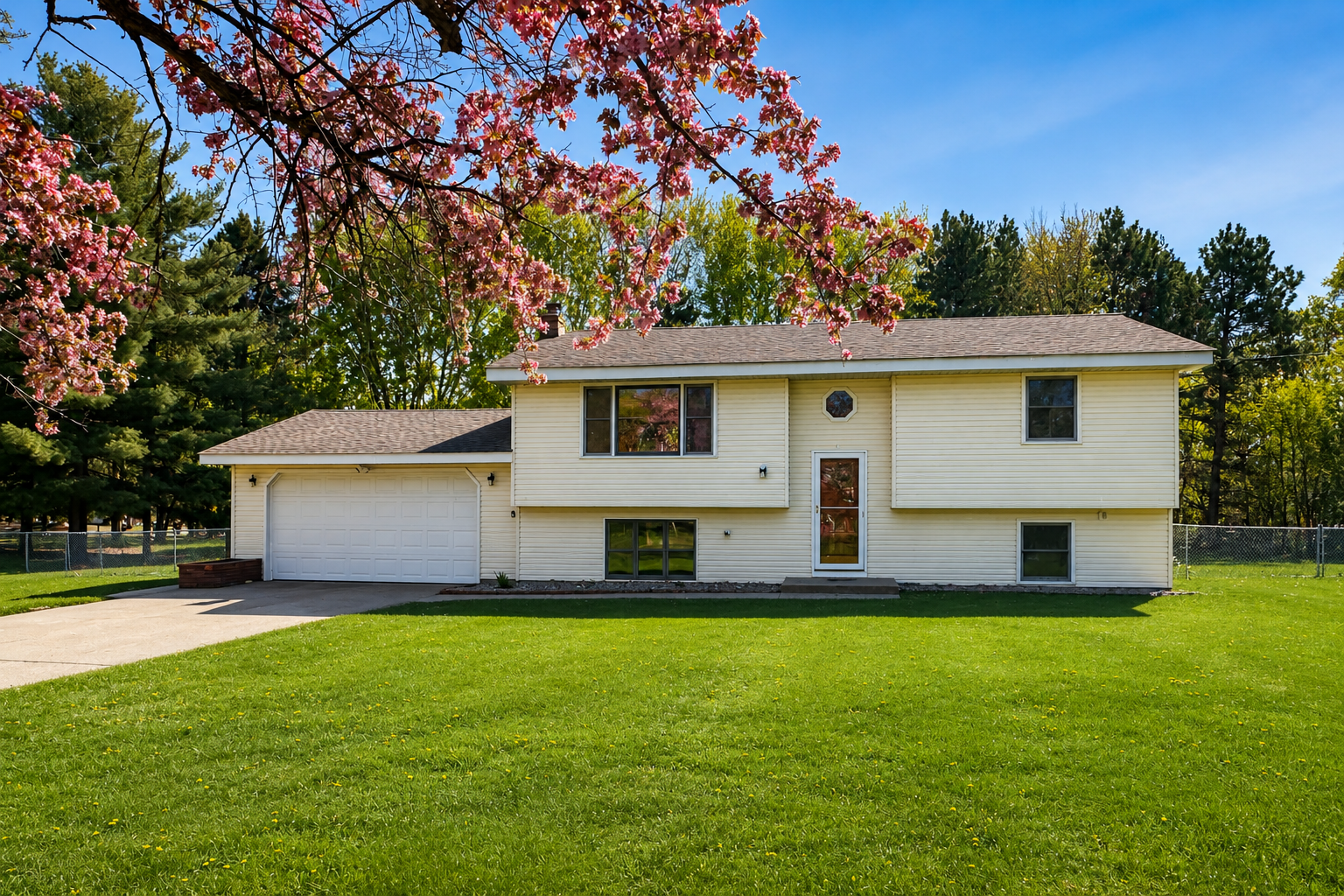 Freshly updated home on nearly an acre featuring new carpet, fresh paint, and room to spread out inside and out.