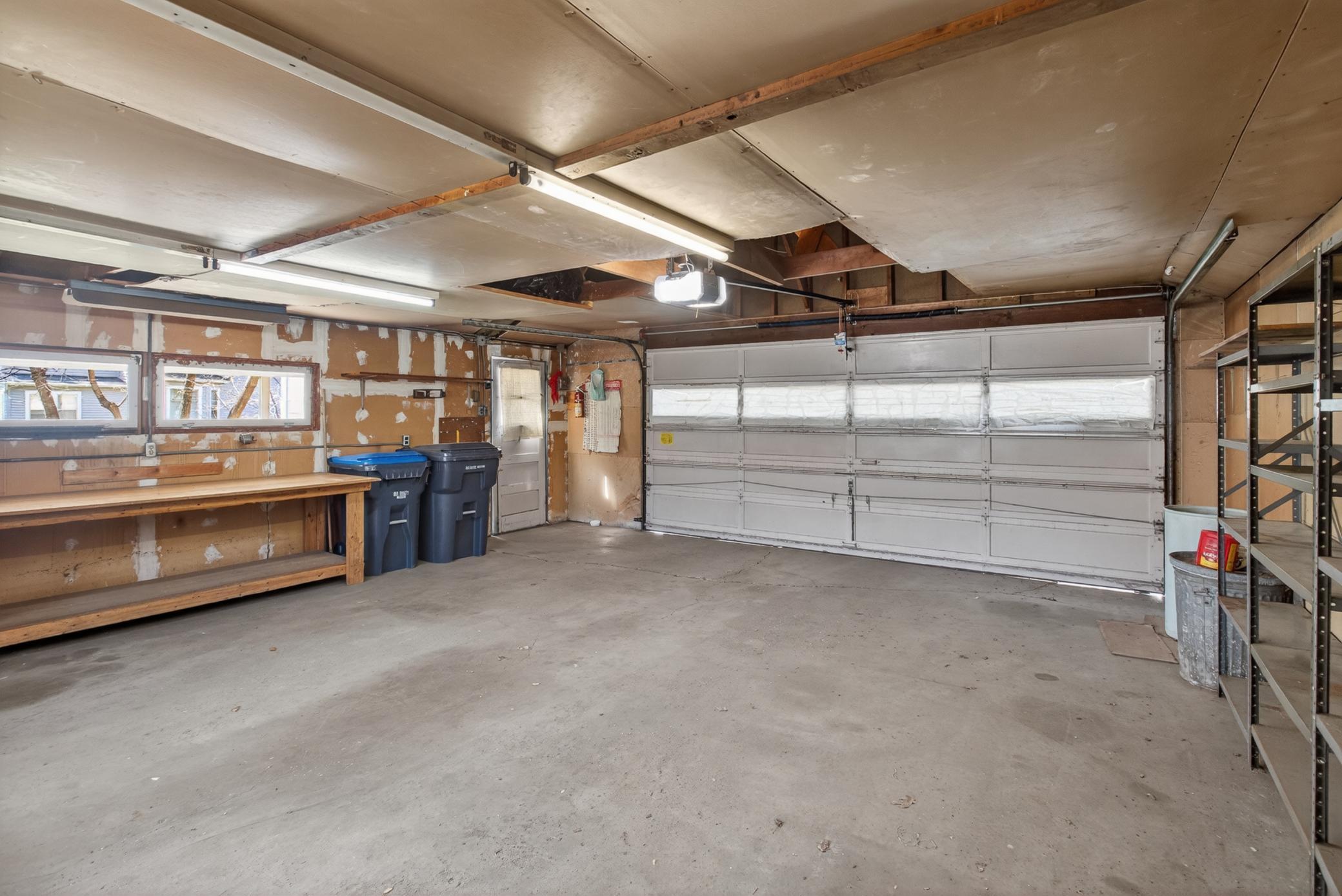 Detached 2 car garage