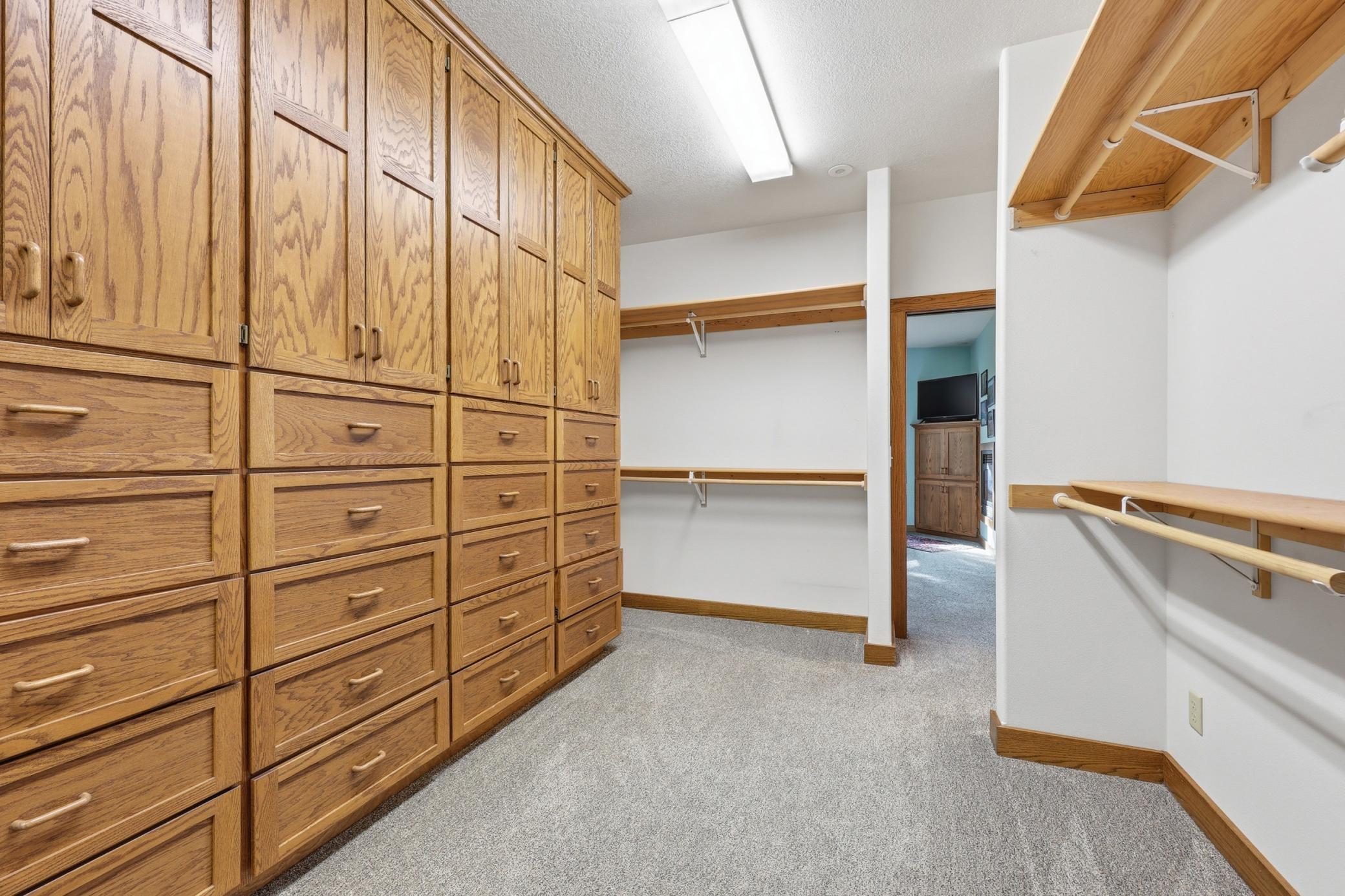 Primary closet