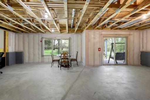 This area finished would add at least 450 finished square feet for a total of 3,183 finished square feet.