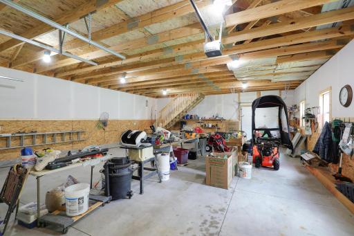 Note the rear 6' wide x 7' high rear garage door.