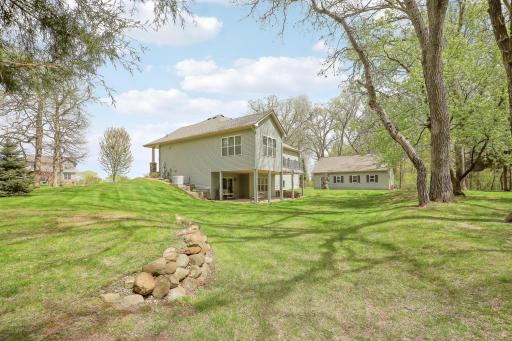 Now the back yard with plenty of open yard space to enjoy or gather.