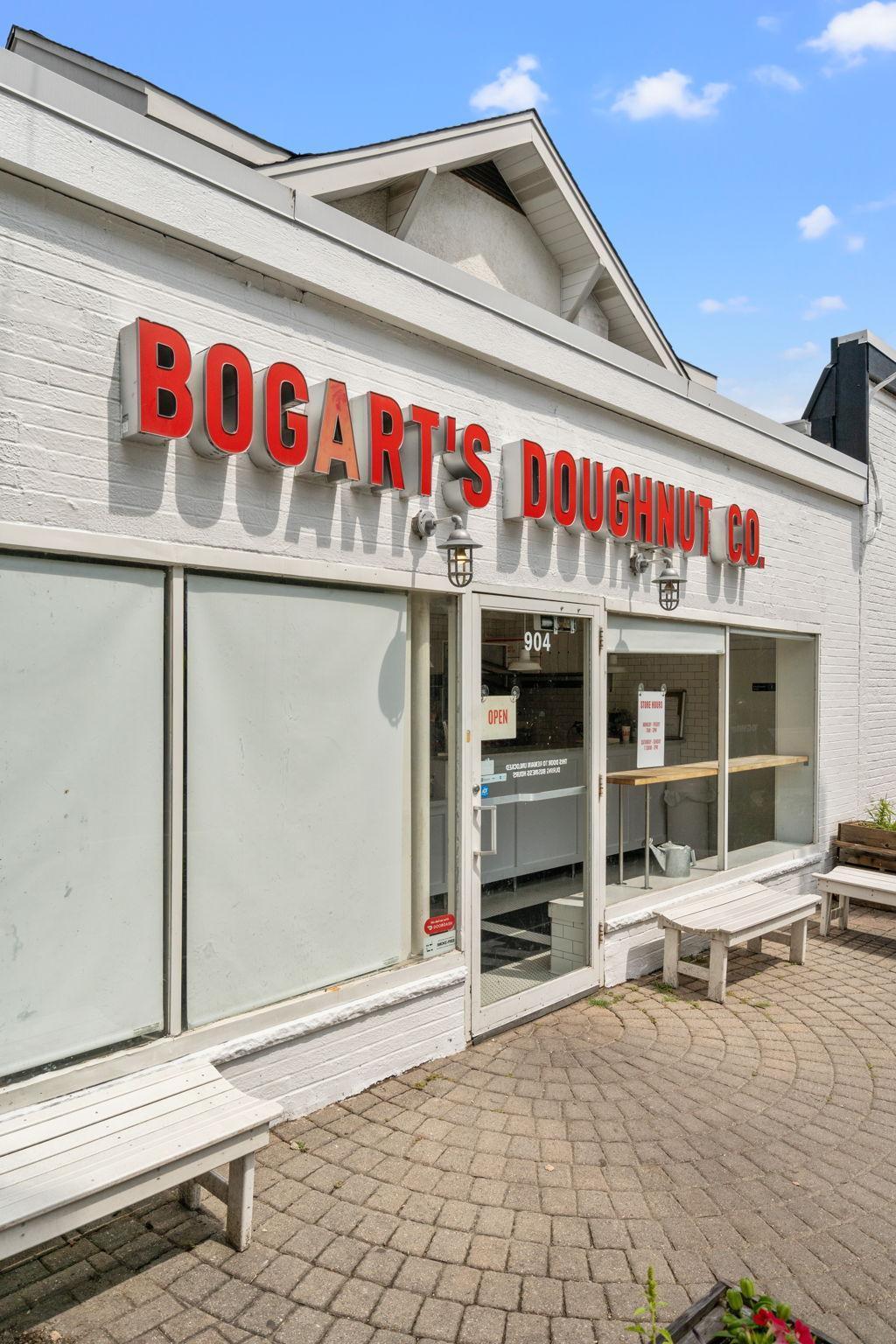 Bogart's Doughnut Co. located on the corner of 36th St & Bryant Ave S