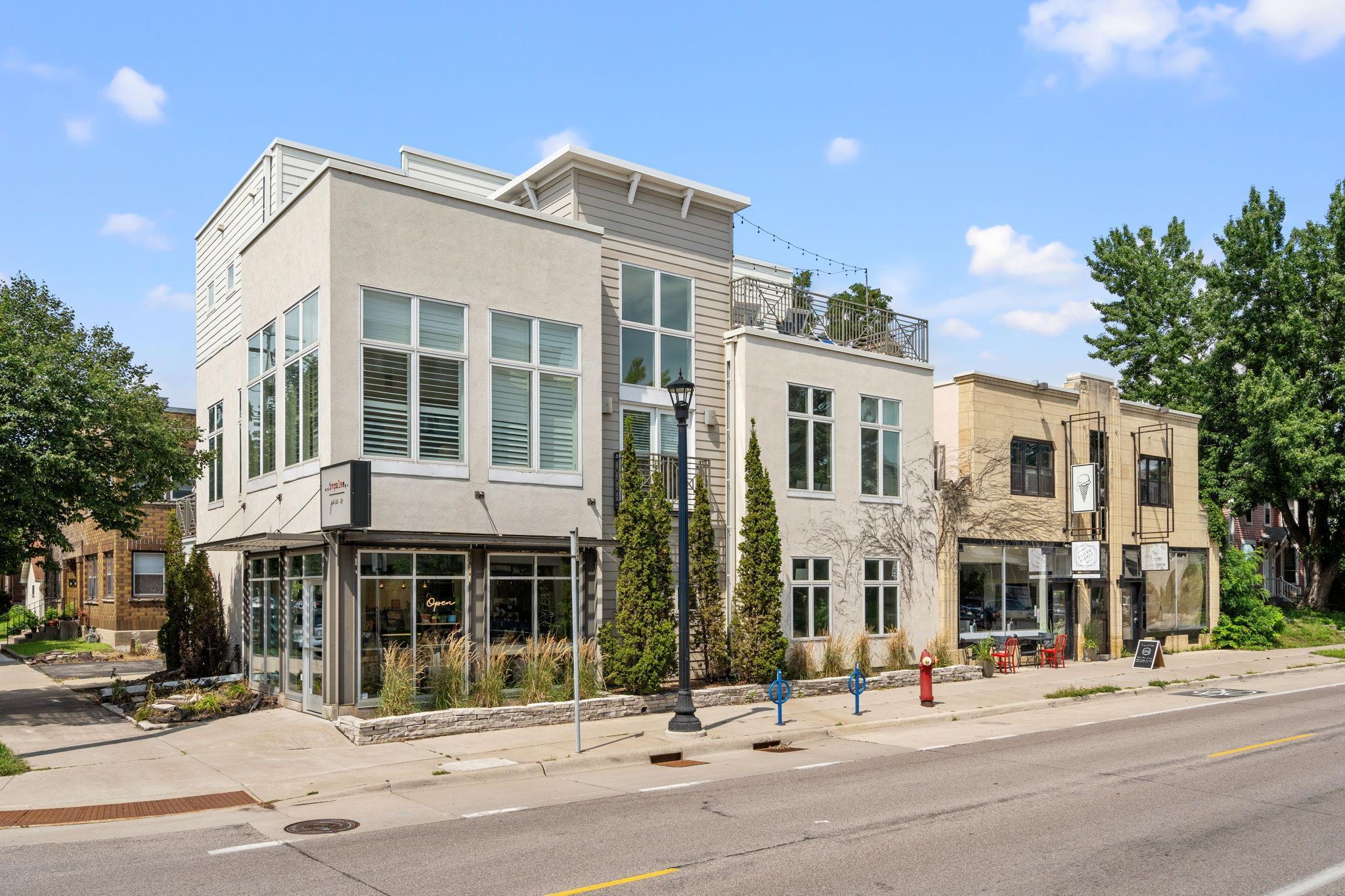 Impulse Juice Co. and LaLa Ice Cream are nearby, to the north on Hennepin Ave