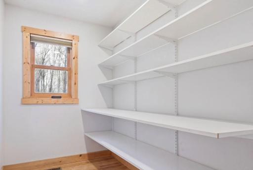 Enjoy a huge walk in pantry off the kitchen.