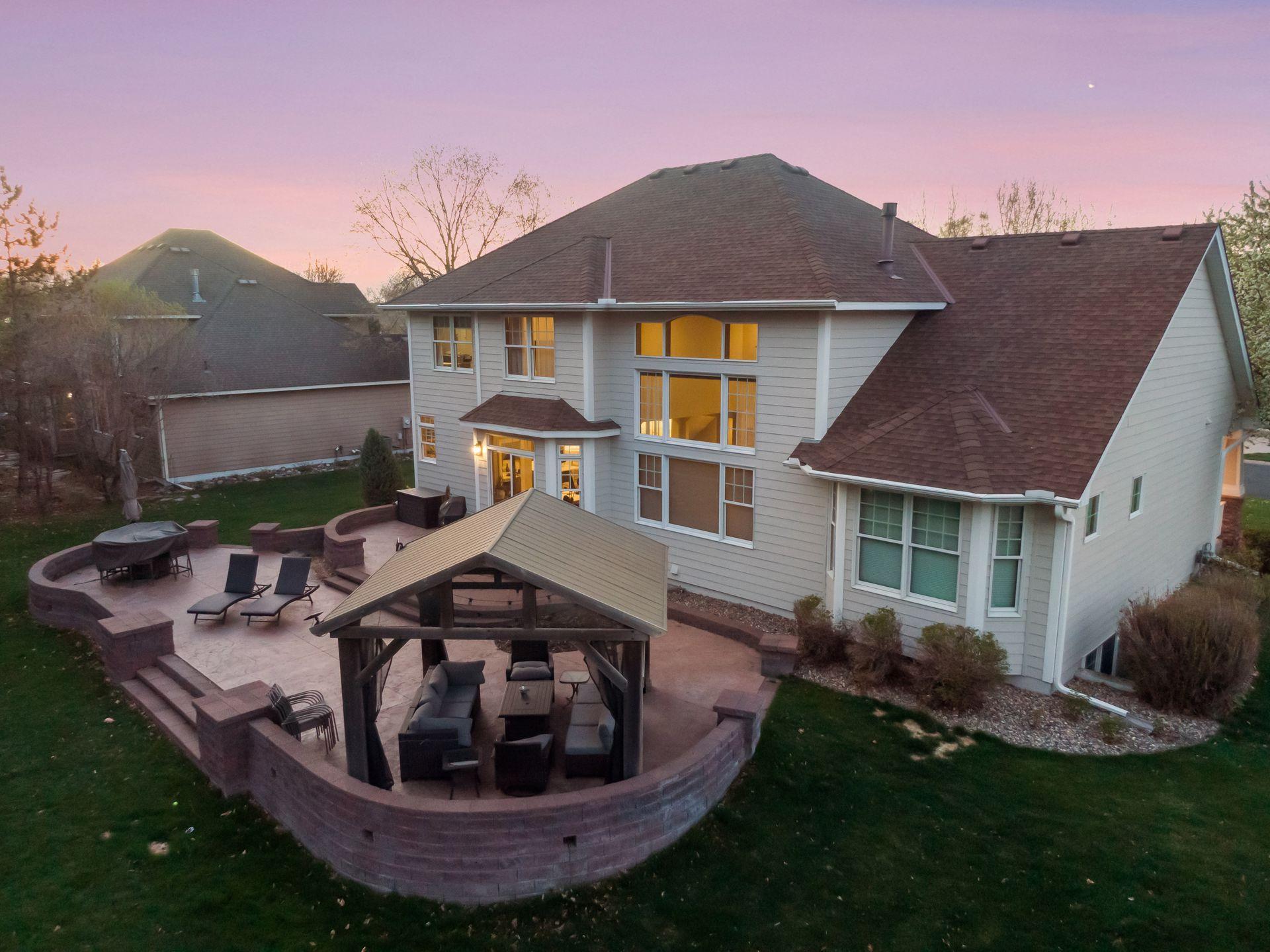 You'll enjoy entertaining family and friends on this massive patio!
