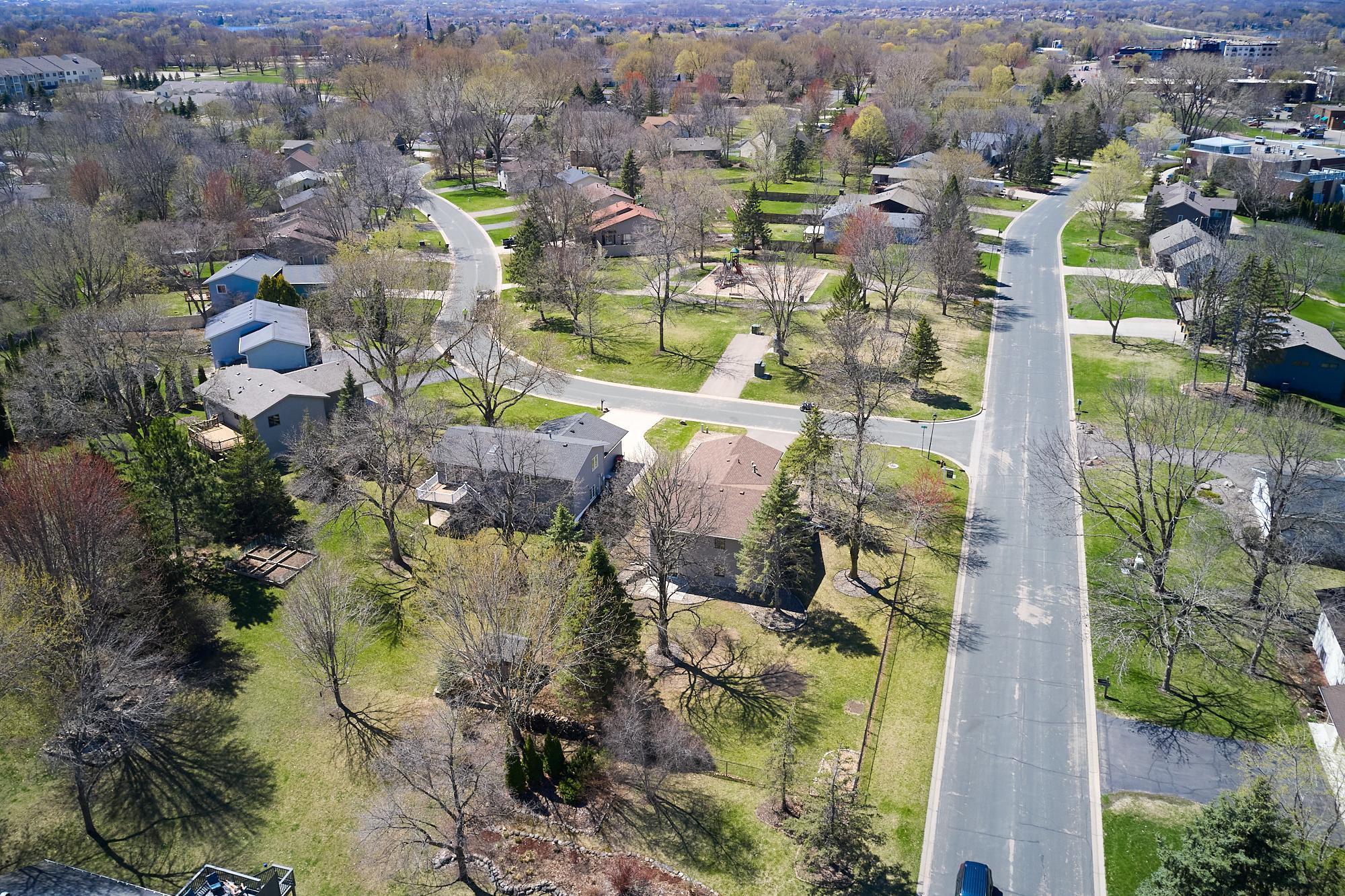 Corner lot in a quiet neighborhood across from Katy Hills Park.