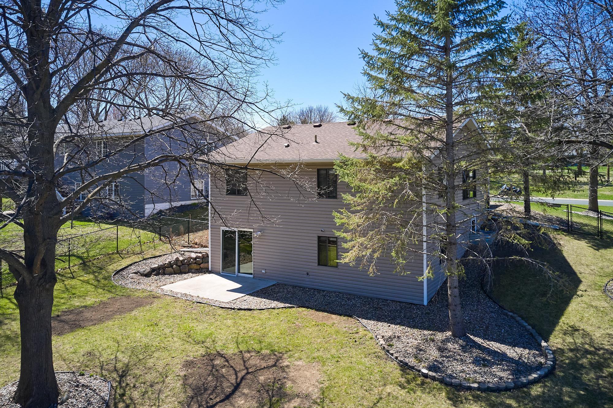 A beautiful patio to walk out to for picnics, BBQs, and relaxing in the sunshine.