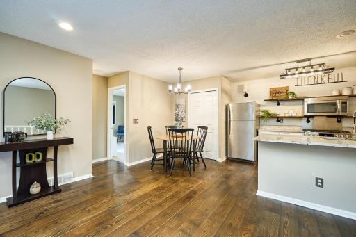 This open floor plan allows flexibility to match your life style.