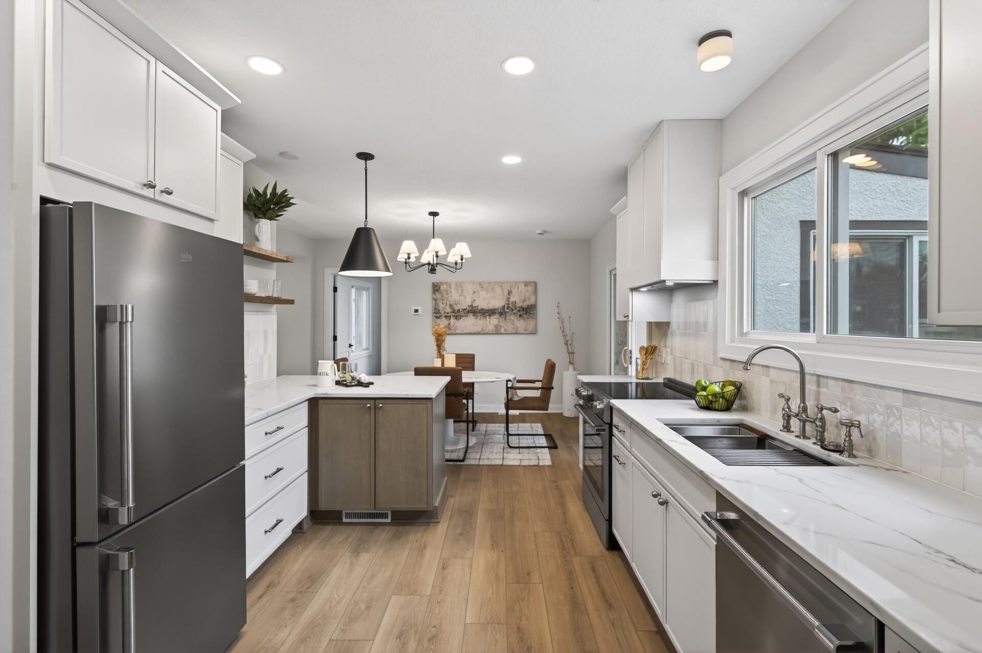 High-end stainless steel Beko appliances (updated within the last 3 years).