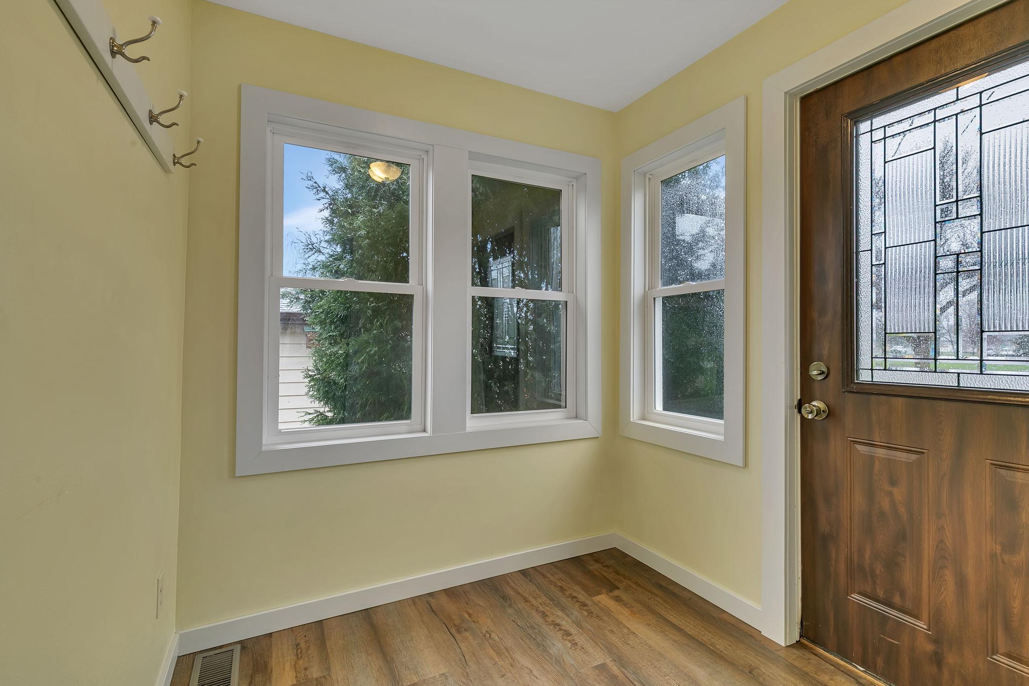 Side Entry with New Windows