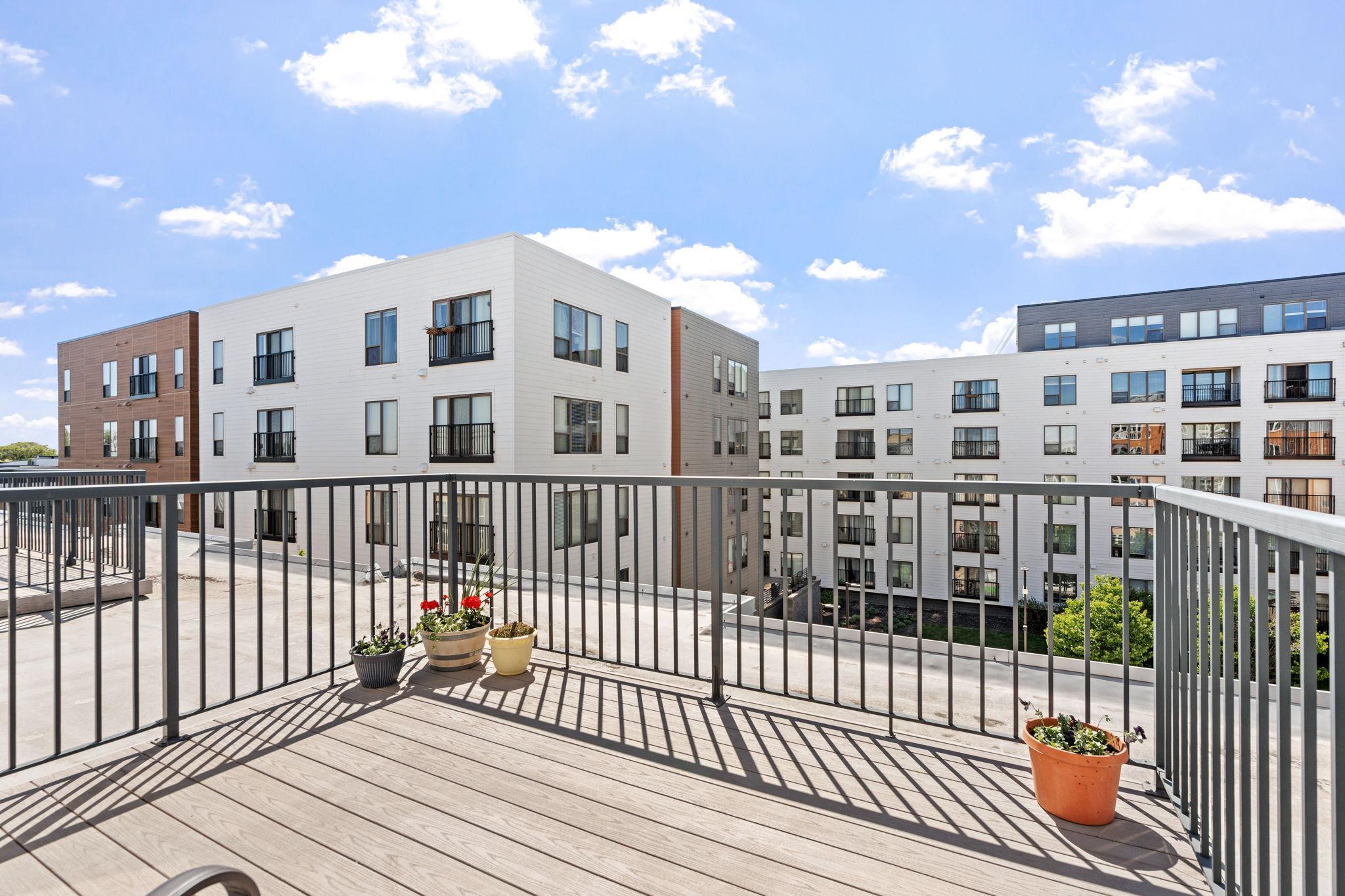 Step outside onto your roof top terrace.