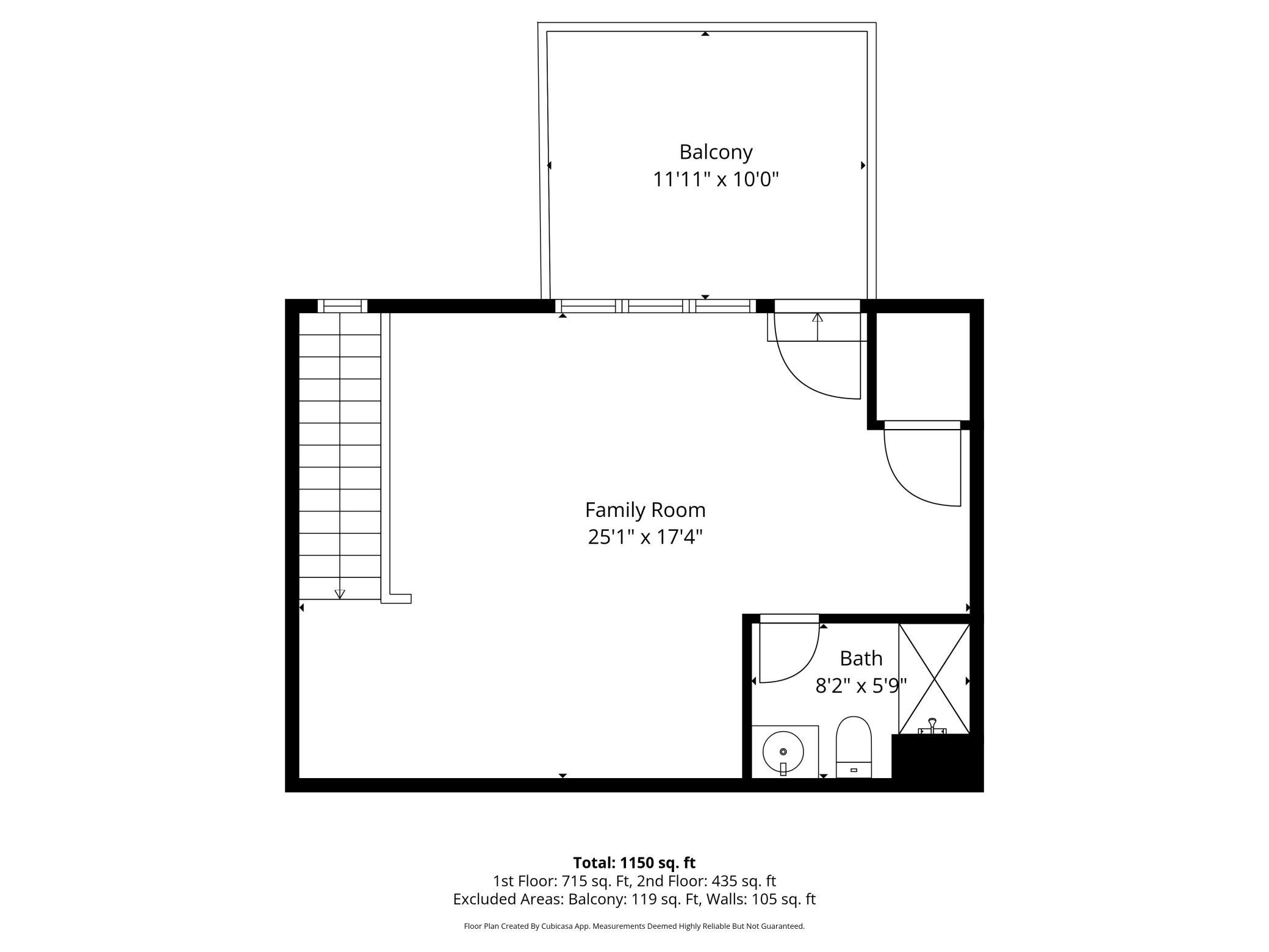 Loft floorplan.