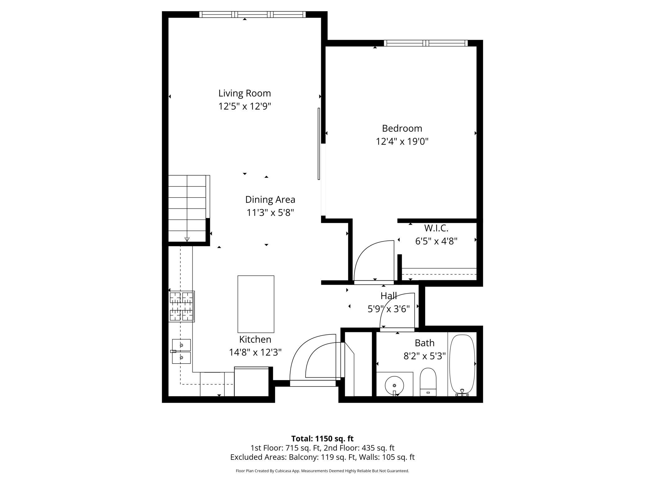 Main level floorplan.