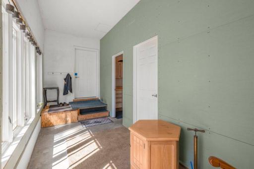 Garage remodel. Extra Large Newer Furnace will heat this space with the door open.