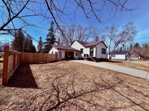 Corner lot with fenced in back yard