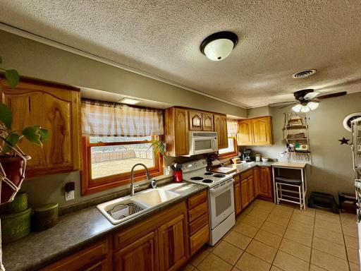Kitchen with Hickory Cabinets